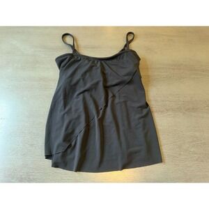black VENUS swimsuit top tankini size 6